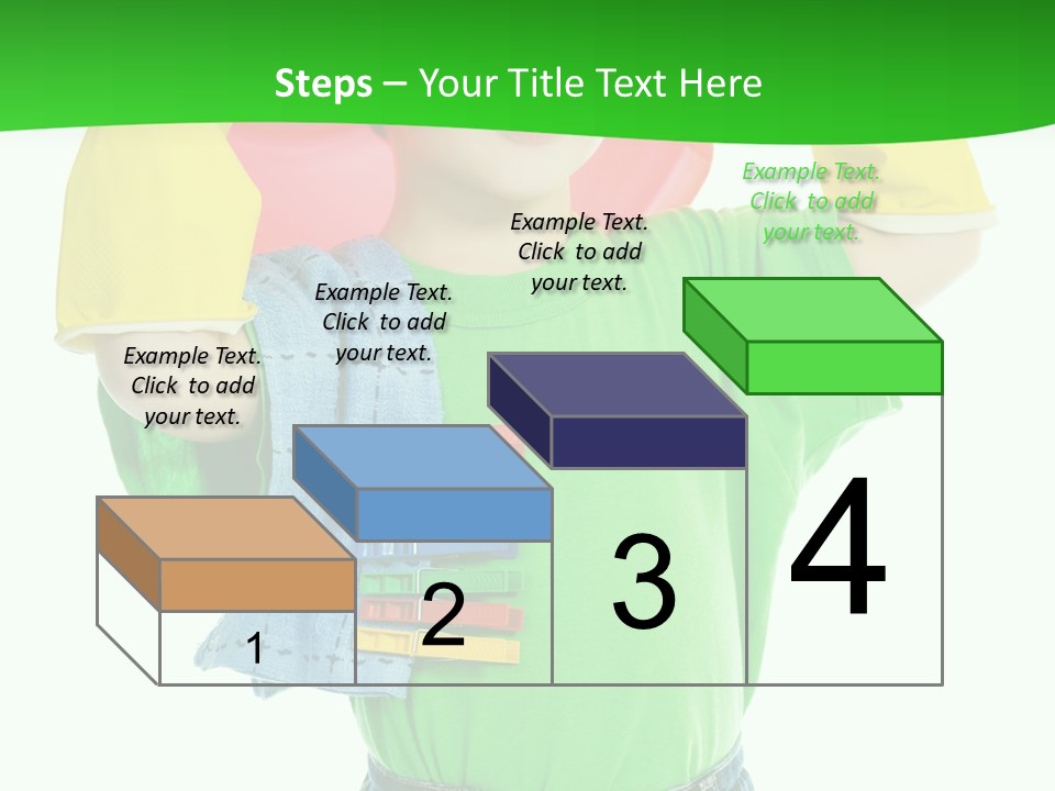 A Little Boy Is Holding A Toy In His Hands PowerPoint Template