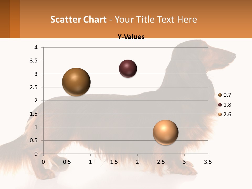 A Brown And Black Dog Standing Next To A Sign PowerPoint Template