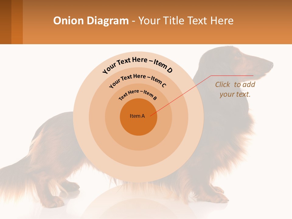 A Brown And Black Dog Standing Next To A Sign PowerPoint Template