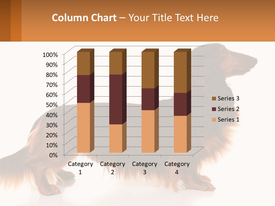 A Brown And Black Dog Standing Next To A Sign PowerPoint Template