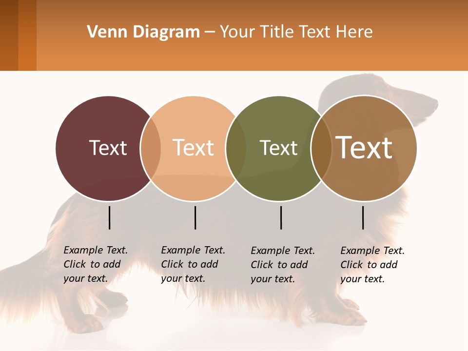 A Brown And Black Dog Standing Next To A Sign PowerPoint Template