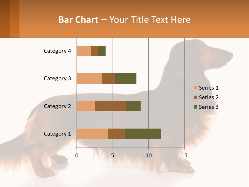 A Brown And Black Dog Standing Next To A Sign PowerPoint Template