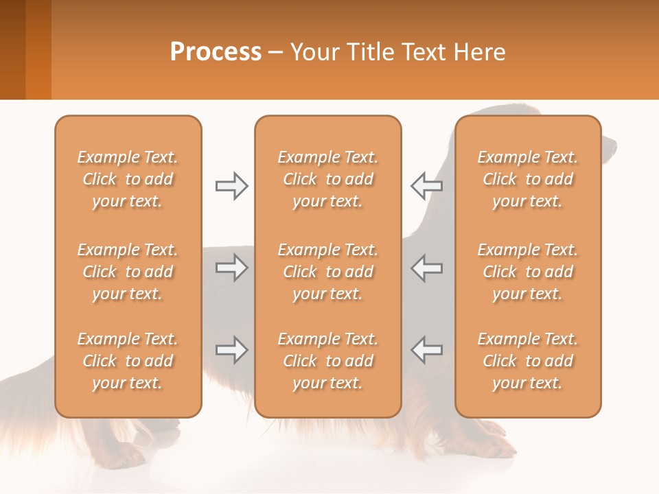 A Brown And Black Dog Standing Next To A Sign PowerPoint Template