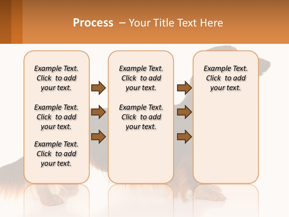 A Brown And Black Dog Standing Next To A Sign PowerPoint Template