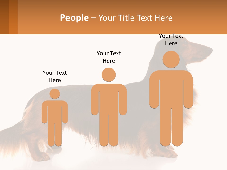 A Brown And Black Dog Standing Next To A Sign PowerPoint Template