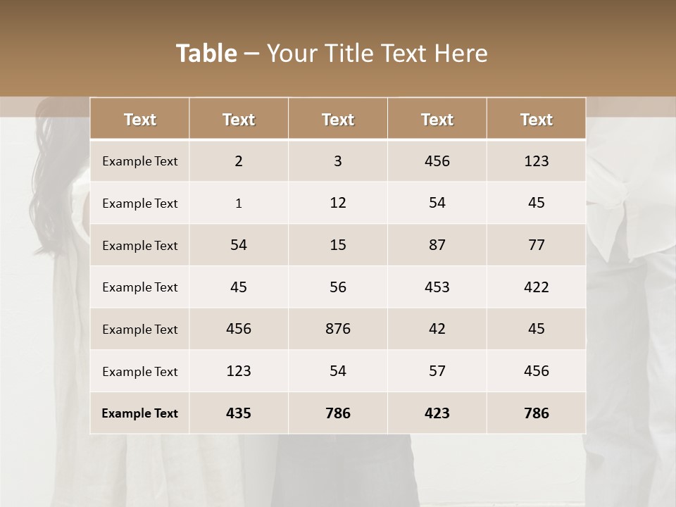 A Young Boy Is Getting His Hair Cut By A Woman PowerPoint Template