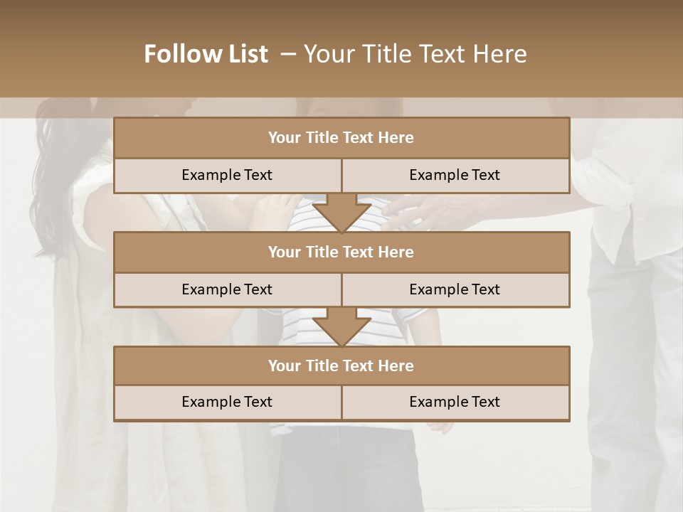 A Young Boy Is Getting His Hair Cut By A Woman PowerPoint Template