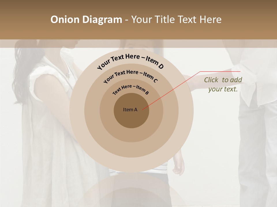 A Young Boy Is Getting His Hair Cut By A Woman PowerPoint Template