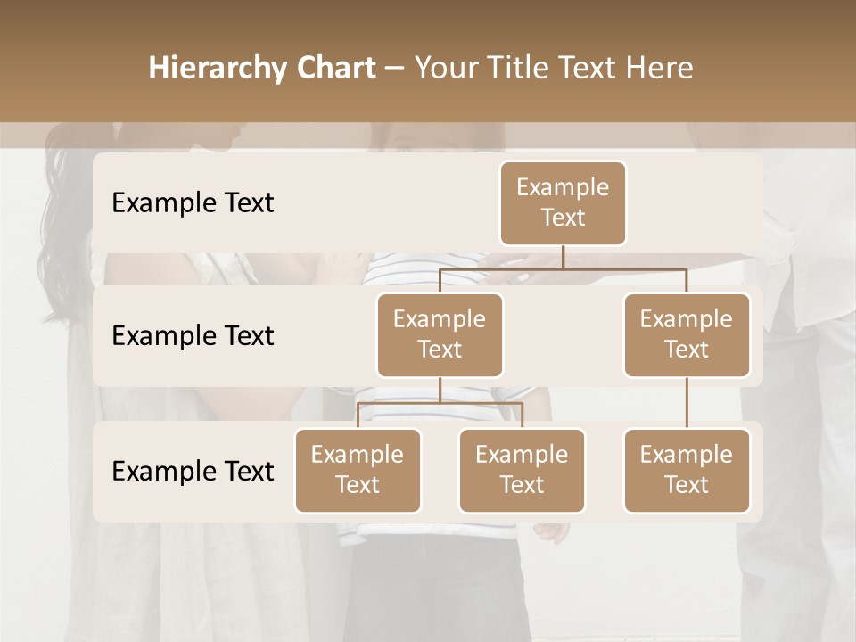A Young Boy Is Getting His Hair Cut By A Woman PowerPoint Template