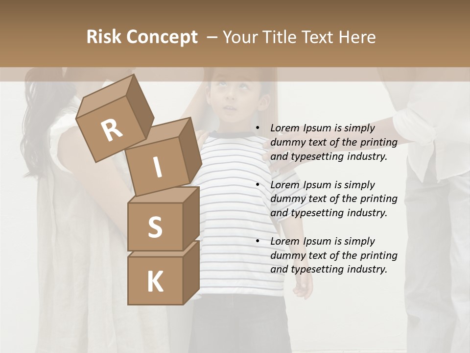 A Young Boy Is Getting His Hair Cut By A Woman PowerPoint Template