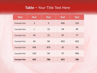 A Diamond Ring On Top Of A Pink Rose PowerPoint Template