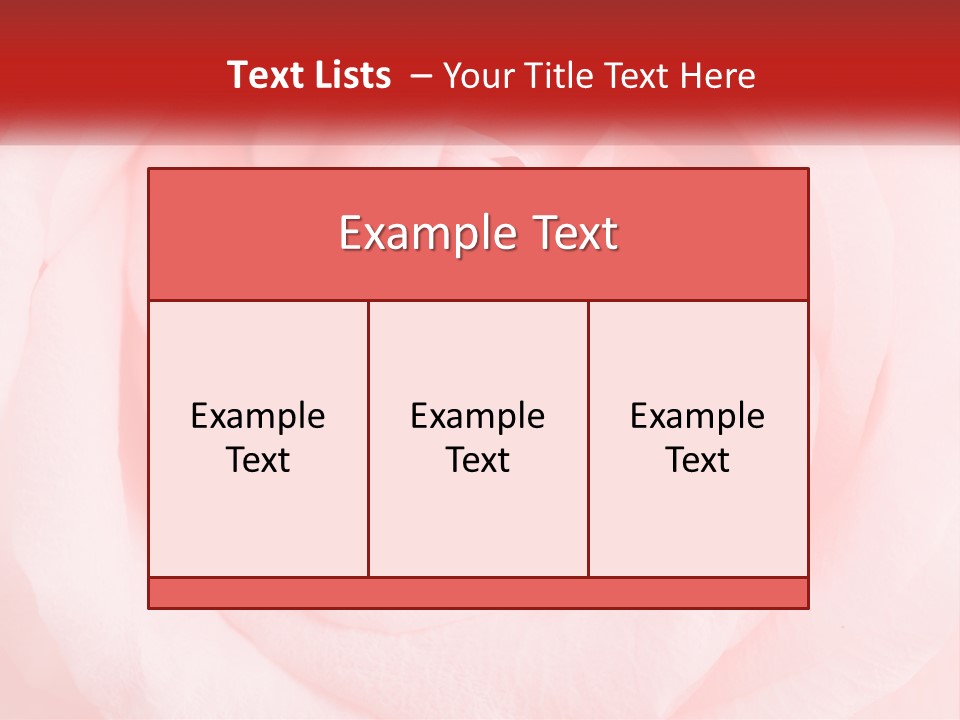 A Diamond Ring On Top Of A Pink Rose PowerPoint Template