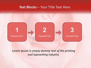 A Diamond Ring On Top Of A Pink Rose PowerPoint Template