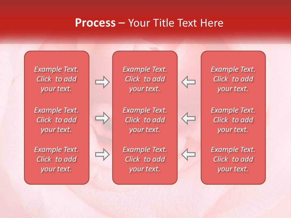 A Diamond Ring On Top Of A Pink Rose PowerPoint Template