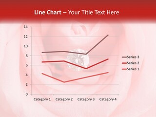 A Diamond Ring On Top Of A Pink Rose PowerPoint Template