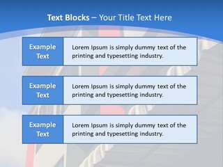 A Building With A Blue Sky In The Background PowerPoint Template