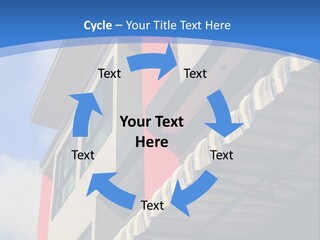 A Building With A Blue Sky In The Background PowerPoint Template