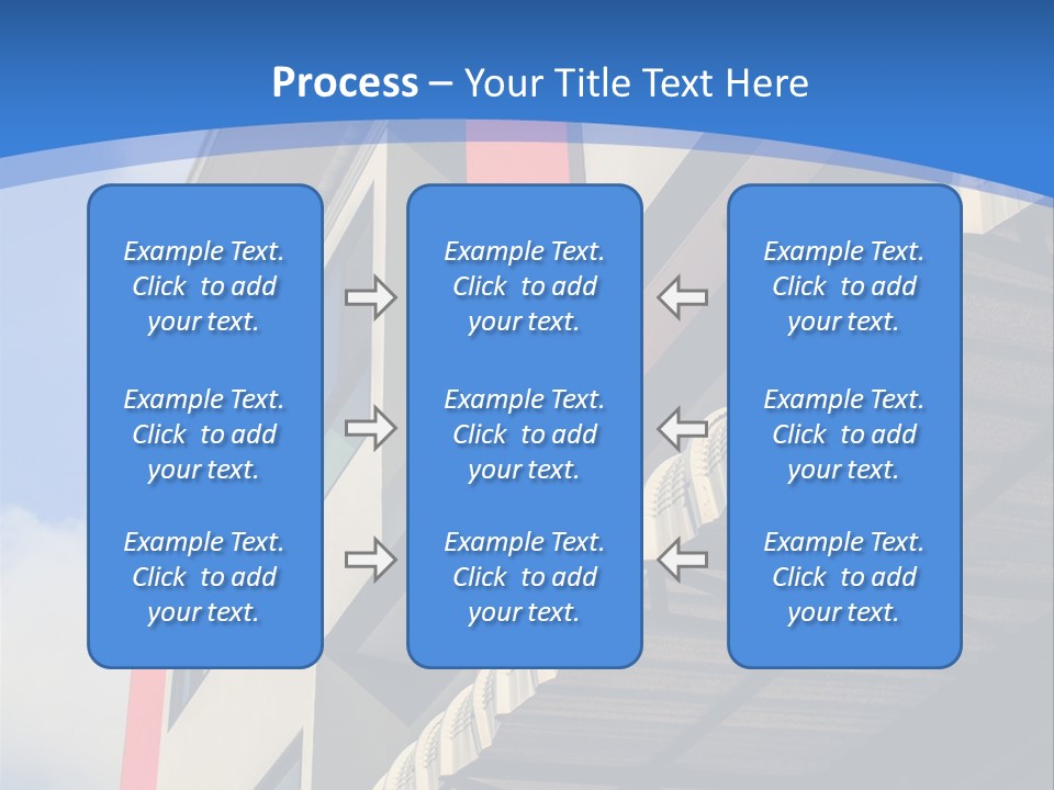 A Building With A Blue Sky In The Background PowerPoint Template