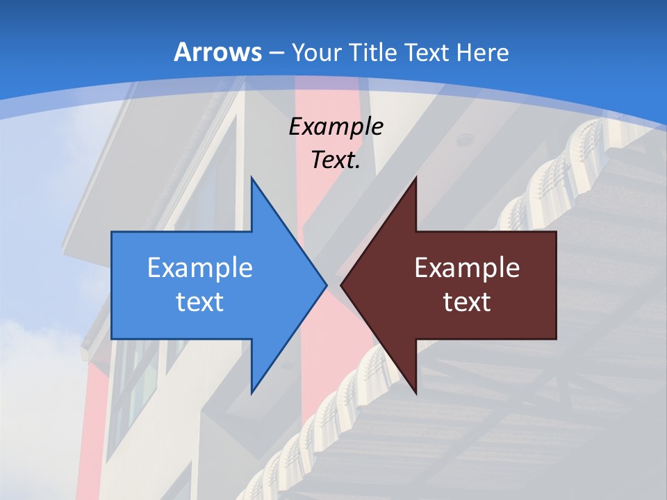 A Building With A Blue Sky In The Background PowerPoint Template