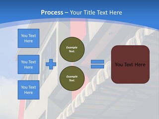 A Building With A Blue Sky In The Background PowerPoint Template