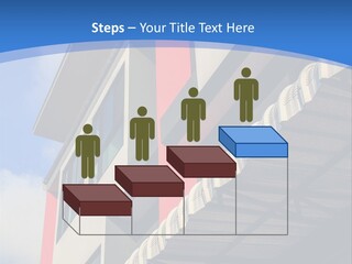 A Building With A Blue Sky In The Background PowerPoint Template