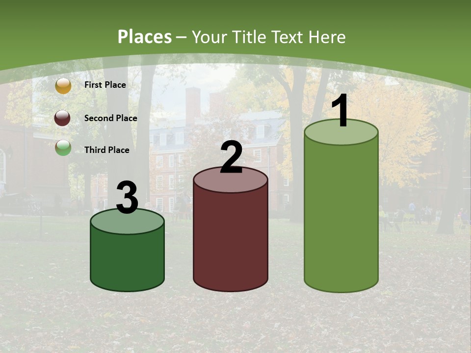 A Group Of People Sitting On Top Of A Lush Green Field PowerPoint Template