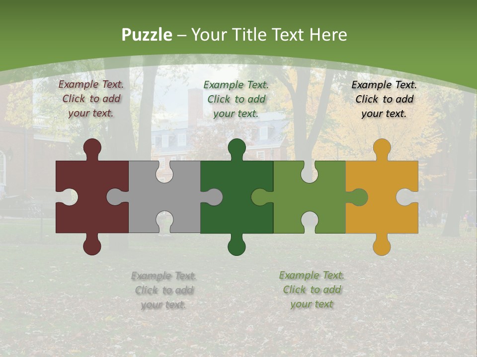 A Group Of People Sitting On Top Of A Lush Green Field PowerPoint Template