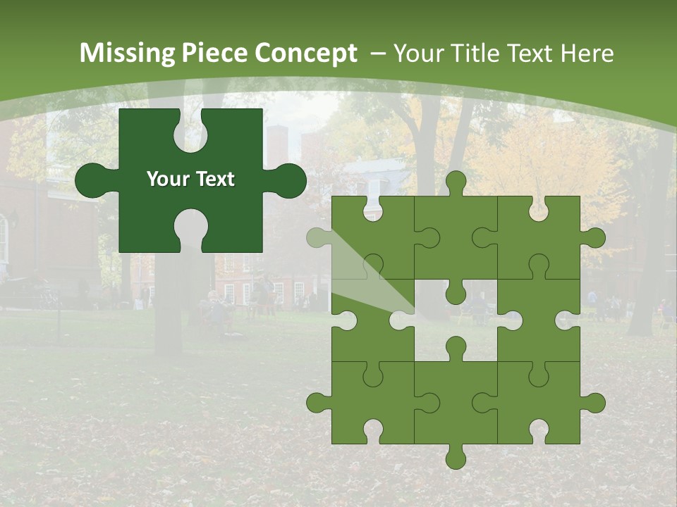 A Group Of People Sitting On Top Of A Lush Green Field PowerPoint Template