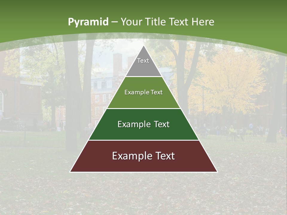 A Group Of People Sitting On Top Of A Lush Green Field PowerPoint Template