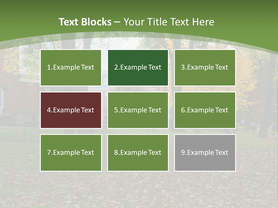 A Group Of People Sitting On Top Of A Lush Green Field PowerPoint Template