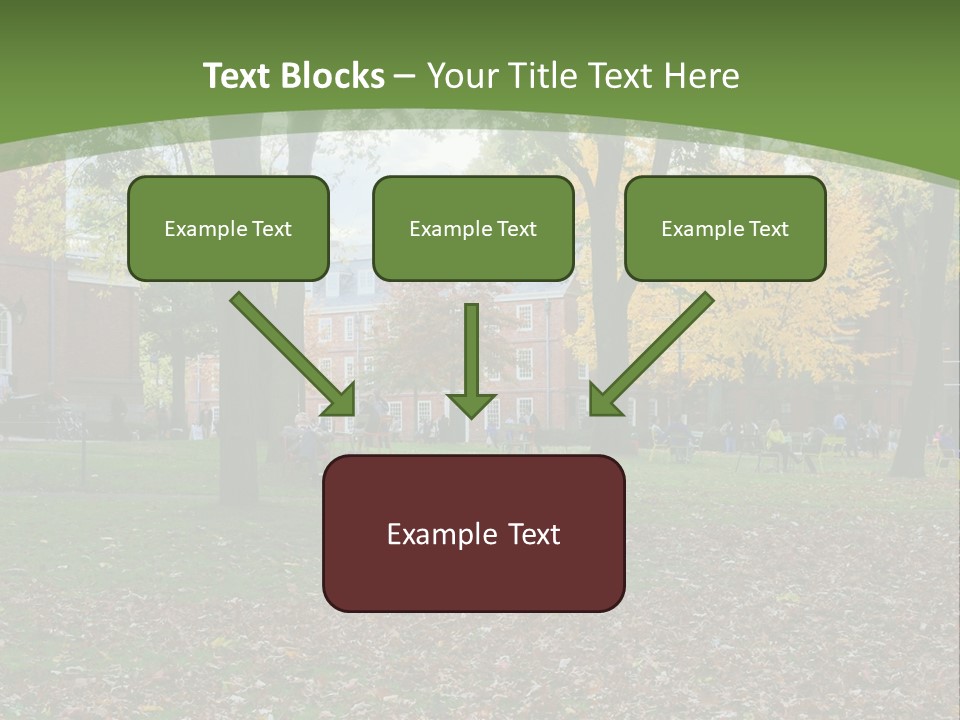 A Group Of People Sitting On Top Of A Lush Green Field PowerPoint Template