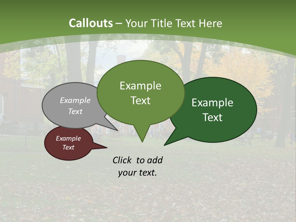 A Group Of People Sitting On Top Of A Lush Green Field PowerPoint Template