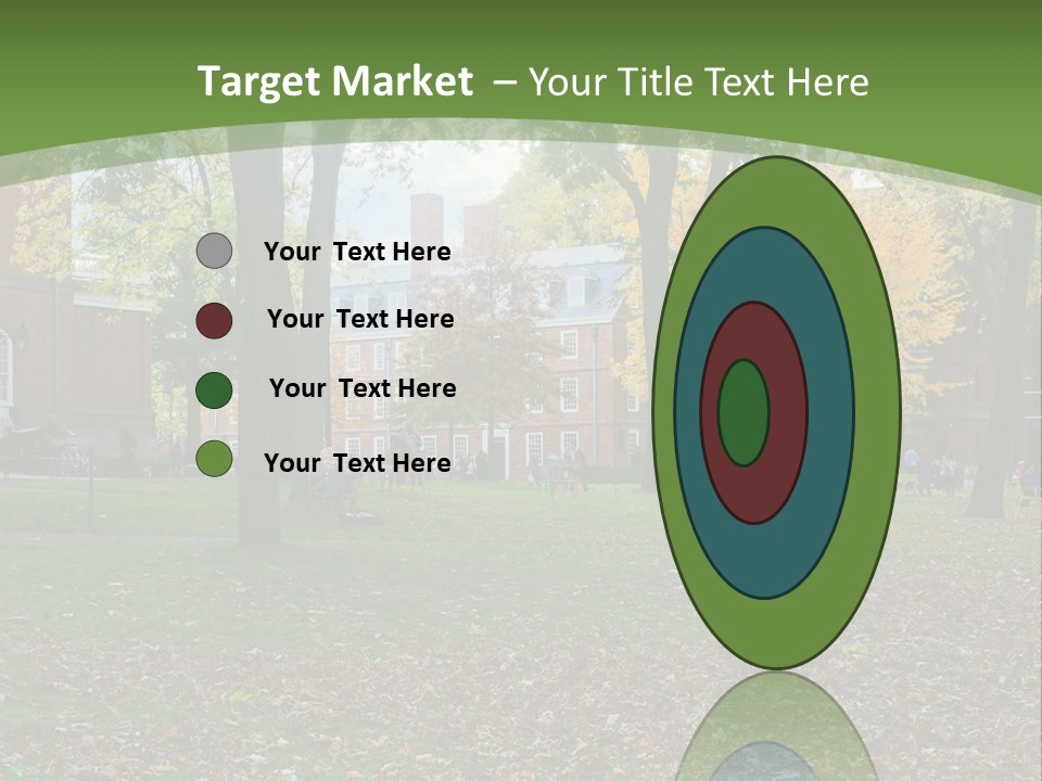 A Group Of People Sitting On Top Of A Lush Green Field PowerPoint Template