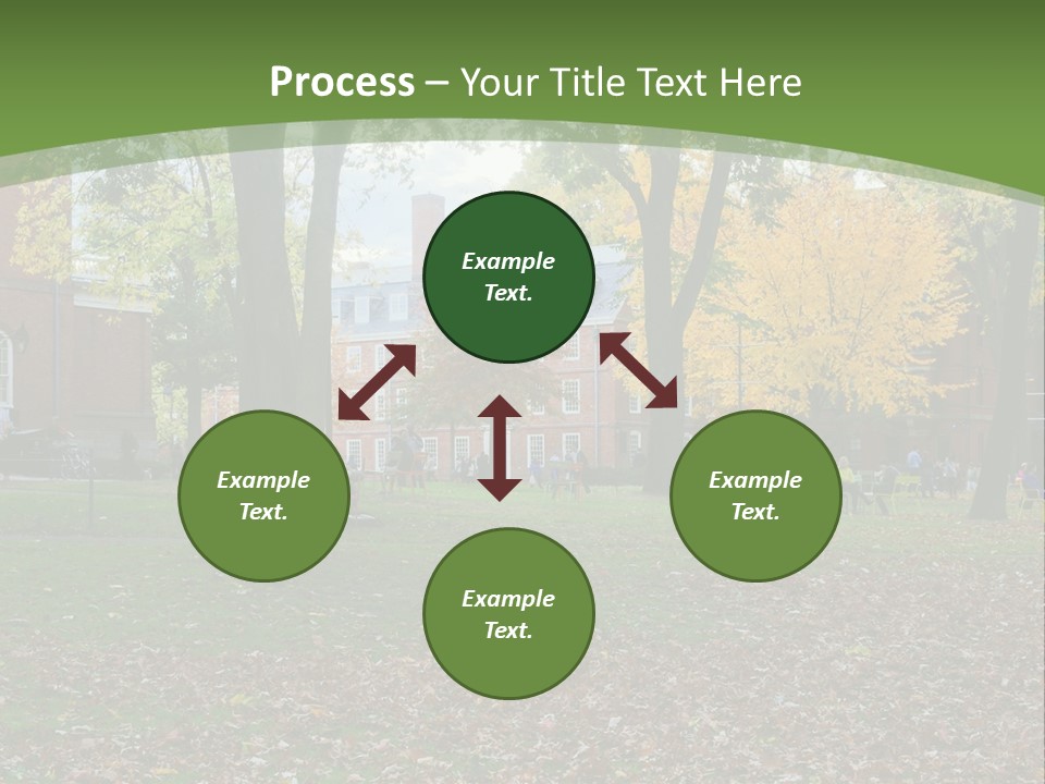 A Group Of People Sitting On Top Of A Lush Green Field PowerPoint Template