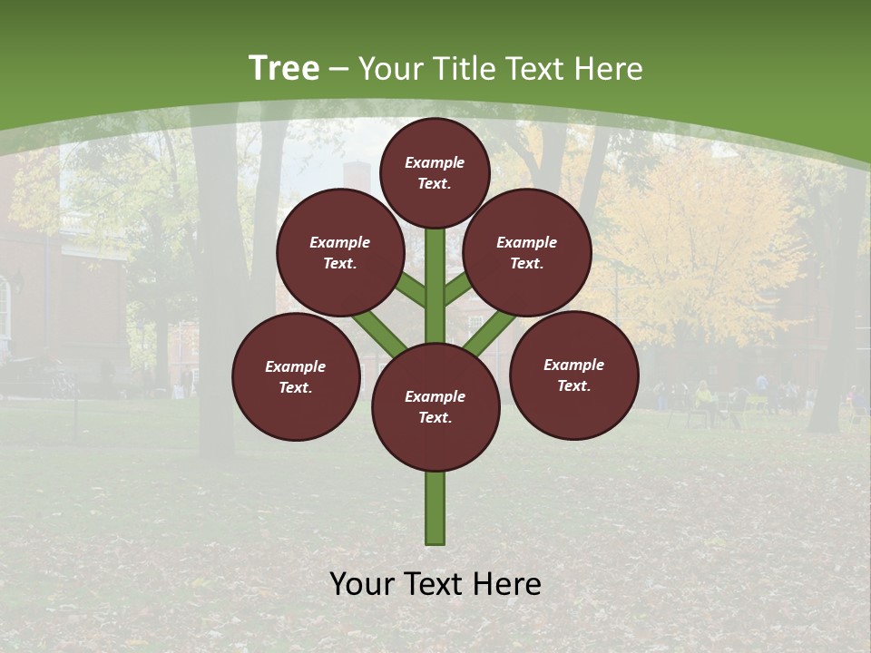 A Group Of People Sitting On Top Of A Lush Green Field PowerPoint Template