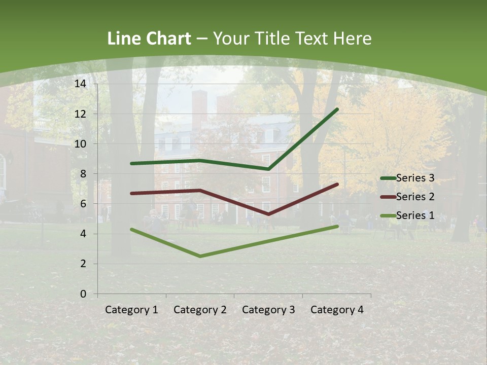 A Group Of People Sitting On Top Of A Lush Green Field PowerPoint Template