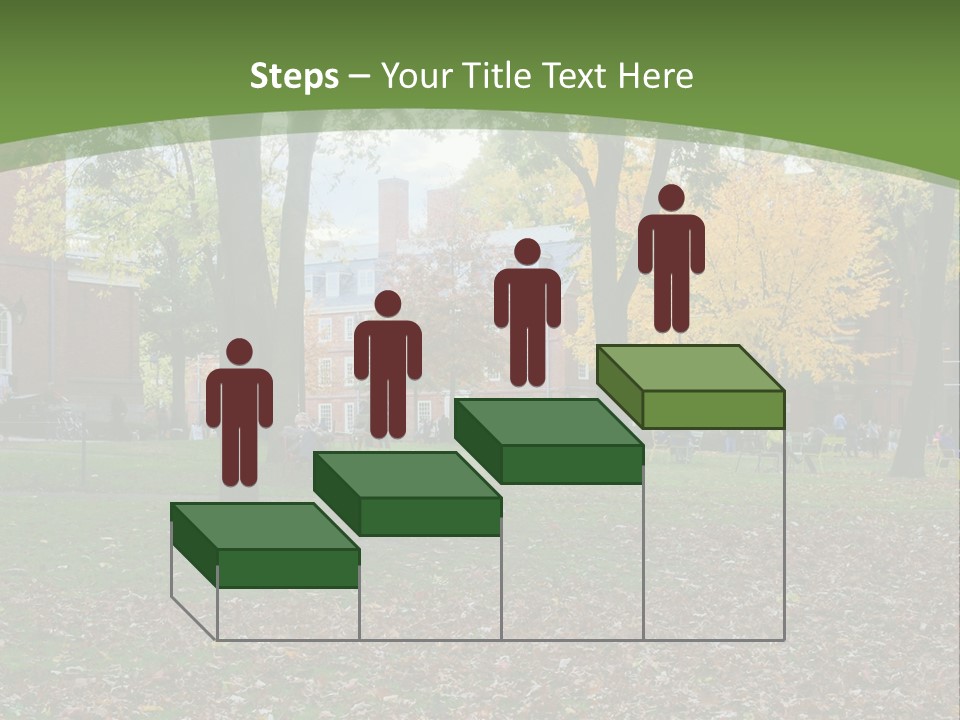 A Group Of People Sitting On Top Of A Lush Green Field PowerPoint Template