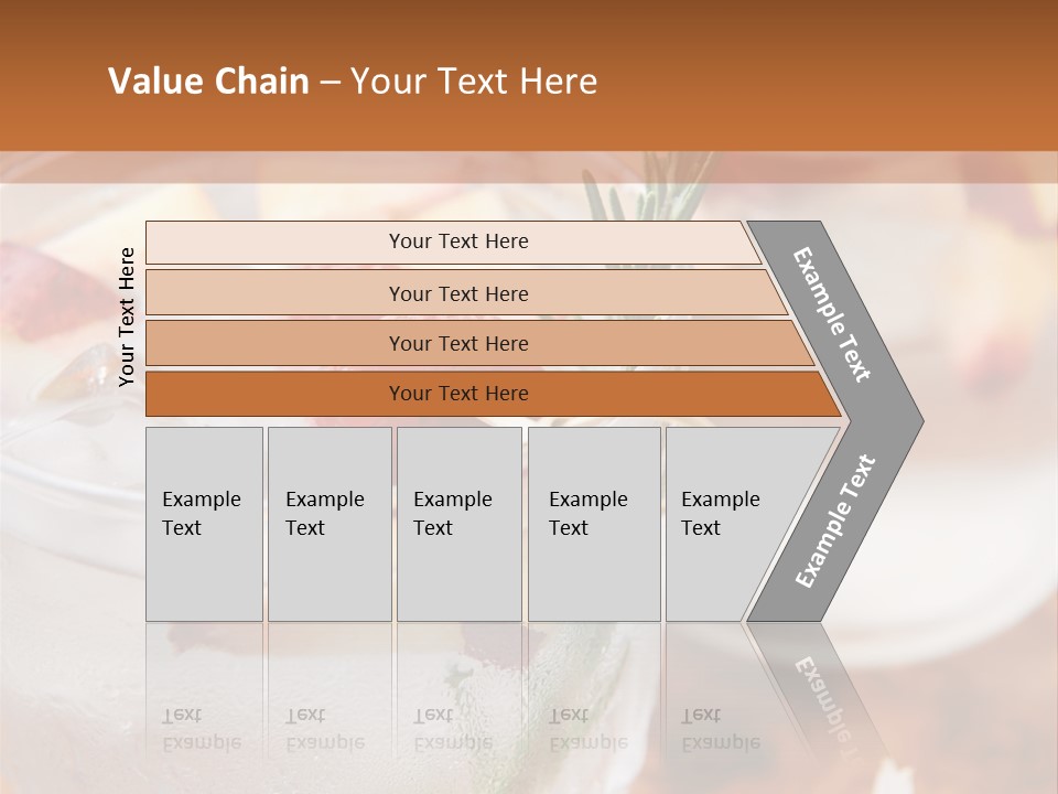 A Table Topped With Glasses Filled With Fruit PowerPoint Template