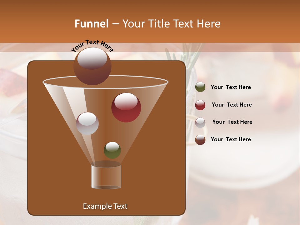 A Table Topped With Glasses Filled With Fruit PowerPoint Template