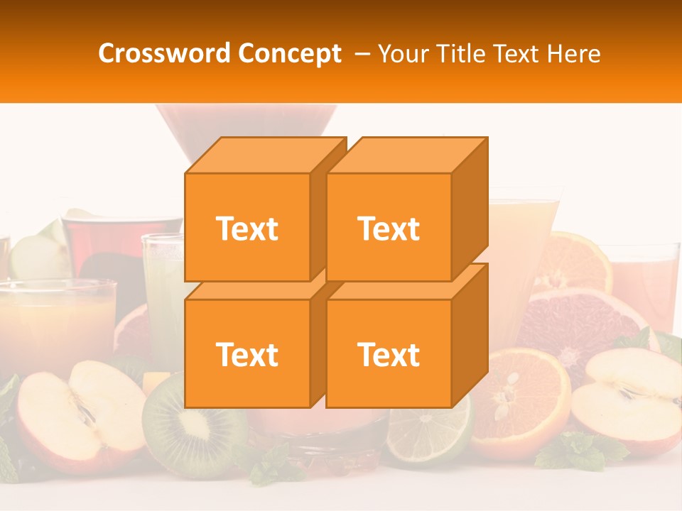 A Table Topped With Lots Of Different Types Of Juice PowerPoint Template
