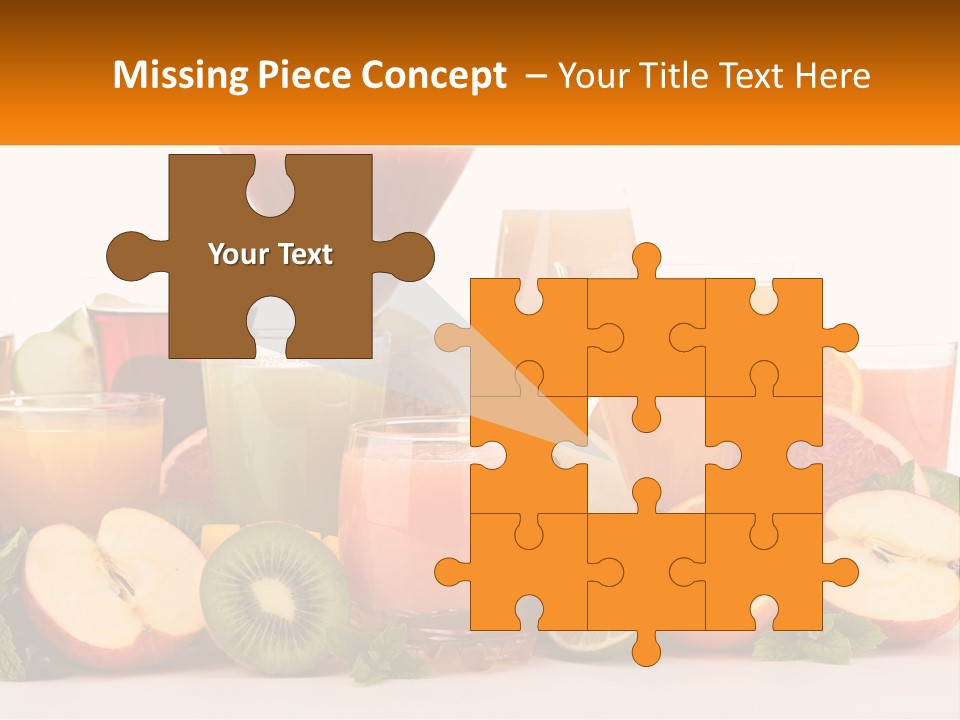 A Table Topped With Lots Of Different Types Of Juice PowerPoint Template