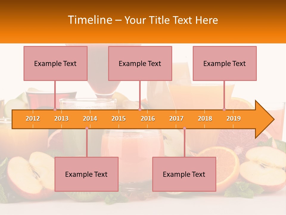 A Table Topped With Lots Of Different Types Of Juice PowerPoint Template