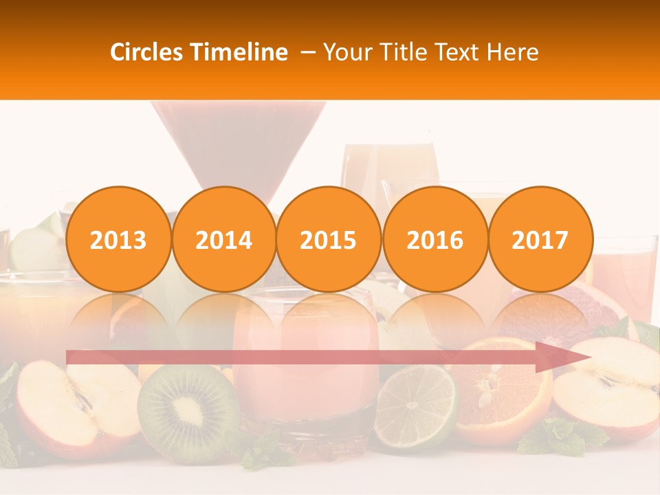 A Table Topped With Lots Of Different Types Of Juice PowerPoint Template