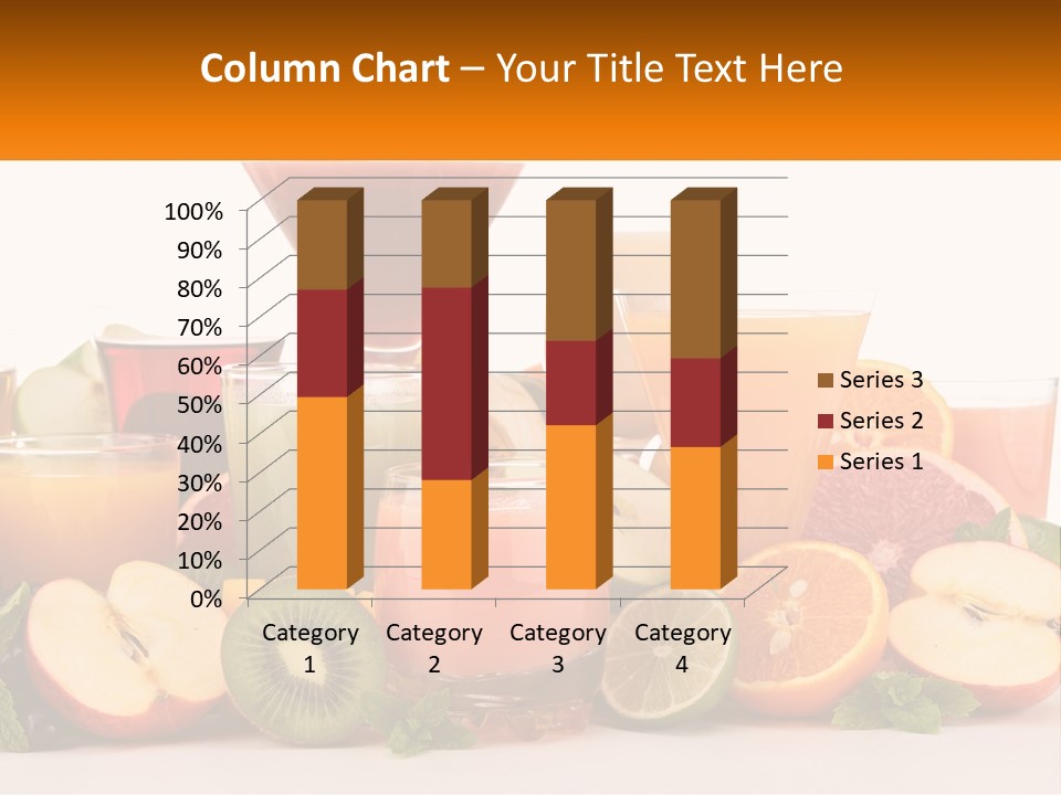 A Table Topped With Lots Of Different Types Of Juice PowerPoint Template