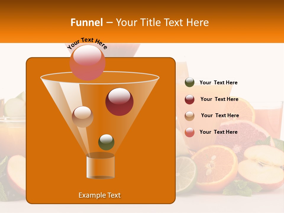 A Table Topped With Lots Of Different Types Of Juice PowerPoint Template