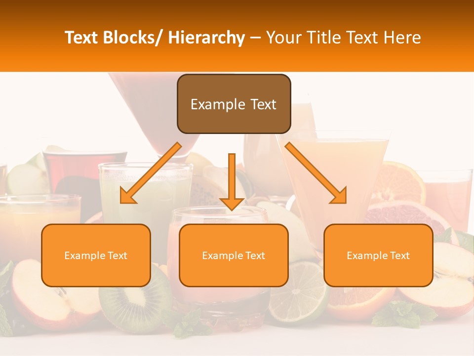 A Table Topped With Lots Of Different Types Of Juice PowerPoint Template