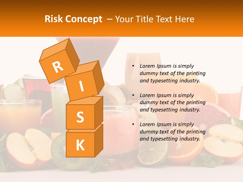A Table Topped With Lots Of Different Types Of Juice PowerPoint Template