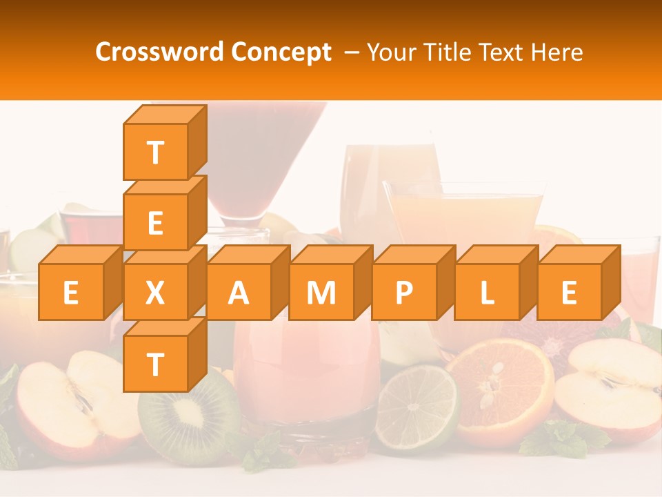 A Table Topped With Lots Of Different Types Of Juice PowerPoint Template