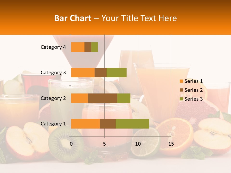 A Table Topped With Lots Of Different Types Of Juice PowerPoint Template