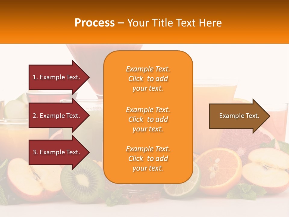 A Table Topped With Lots Of Different Types Of Juice PowerPoint Template
